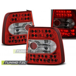 LED TAIL LIGHTS RED WHITE for VW PASSAT B5 11.96-08.00 SEDAN
