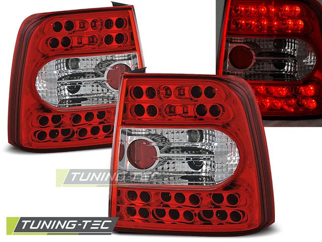Sympatisere kromatisk Opdatering LED TAIL LIGHTS RED WHITE for VW PASSAT B5 11.96-08.00 SEDAN |  races-shop.com