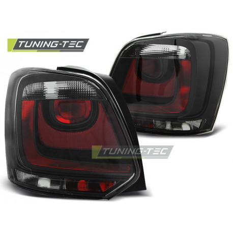 Lighting TAIL LIGHTS RED WHITE SMOKE SPORT for VW POLO 09-14 | races-shop.com
