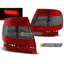 LED TAIL LIGHTS RED SMOKE for AUDI A4 11.94-09.00