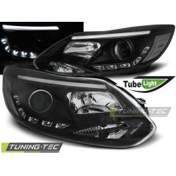 HEADLIGHTS FORD FOCUS MK3 11- 10.14 TUBE LIGHTS BLACK
