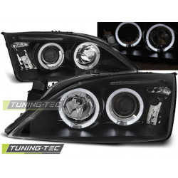 HEADLIGHTS FORD MONDEO 09.00-05.07 ANGEL EYES BLACK