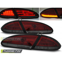 LED TAIL LIGHTS RED SMOKE for SEAT LEON 06.05-09