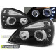 Lighting HEADLIGHTS RENAULT CLIO II 06.01-09.05 ANGEL EYES BLACK | races-shop.com