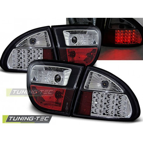 Lighting LED TAIL LIGHTS BLACK for SEAT LEON 04.99-08.04 | races-shop.com