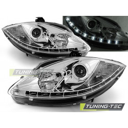 HEADLIGHTS DAYLIGHT CHROME for SEAT LEON ALTEA TOLEDO 06.05-09