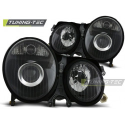 HEADLIGHTS BLACK for MERCEDES W210 E-KLASA 06.99-03.02