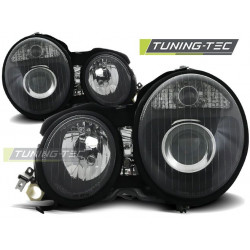 HEADLIGHTS BLACK for MERCEDES W210 E-KLASA 95-05.99