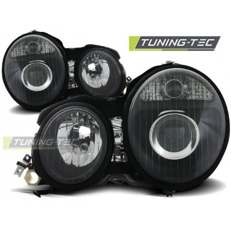 Lighting HEADLIGHTS BLACK for MERCEDES W210 E-KLASA 95-05.99 | races-shop.com