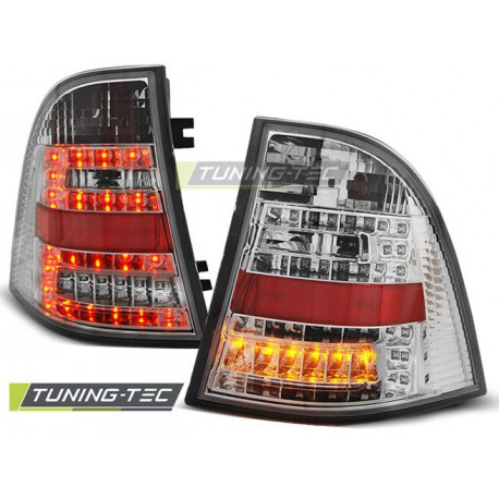 Lighting LED TAIL LIGHTS CHROME for MERCEDES W163 ML M-KLASA 03.98-05 | races-shop.com