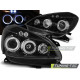 Lighting HEADLIGHTS RENAULT CLIO 3 05-09 BLACK ANGEL EYES | races-shop.com