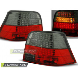 LED TAIL LIGHTS RED SMOKE for VW GOLF 4 09.97-09.03