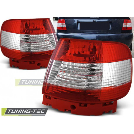 Lighting TAIL LIGHTS RED WHITE for AUDI A4 11.94-09.00 | races-shop.com
