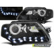 Lighting HEADLIGHTS DAYLIGHT BLACK for VW PASSAT B6 3C 03.05-10 | races-shop.com