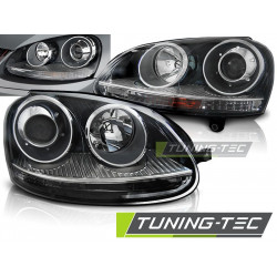 HEADLIGHTS SPORT BLACK for VW GOLF 5 10.03-09