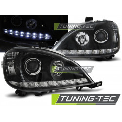 HEADLIGHTS DAYLIGHT BLACK for MERCEDES W163 ML M-KLASA 09.01-05