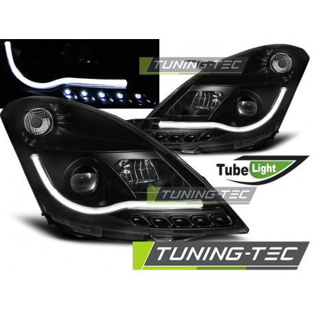 Lighting HEADLIGHTS SUZUKI SWIFT V 10-16 TUBE LIGHT BLACK | races-shop.com