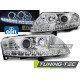 Lighting HEADLIGHTS ANGEL EYES LED CHROME for AUDI A6 C6 04.04-08 | races-shop.com