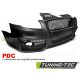 Body kit and visual accessories FRONT BUMPER SPORT BLACK PDC for AUDI A4 04-08 | races-shop.com