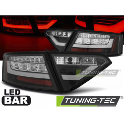 LED BAR TAIL LIGHTS BLACK for AUDI A5 07-06.11