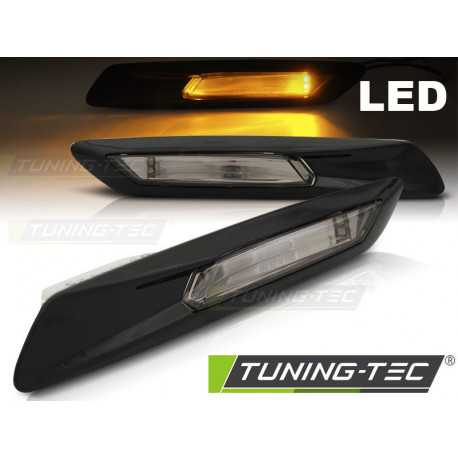 Lighting SIDE DIRECTION GLOSSY BLACK LED for BMW F10/F11 10-13 | races-shop.com