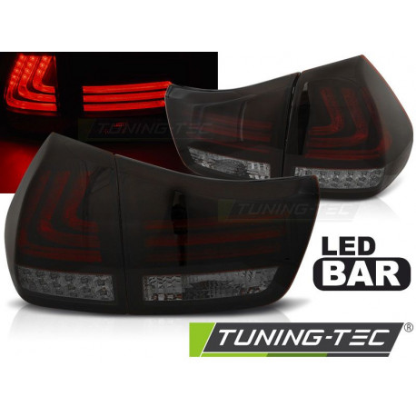 Lighting LED TAIL IGHTS LEXUS RX 330 / 350 03-08 LED BAR RED SMOKE BLACK | races-shop.com