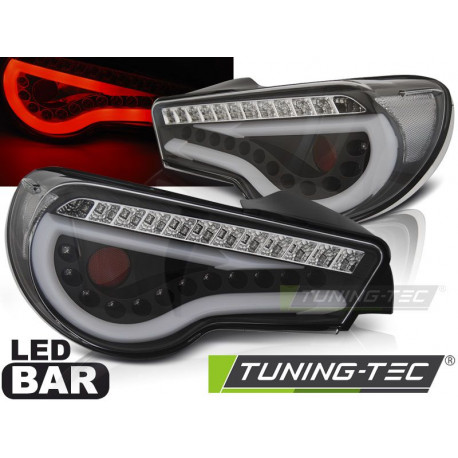 Lighting LED TAIL IGHTS TOYOTA GT86 12-16 LED BAR BLACK SEQ | races-shop.com