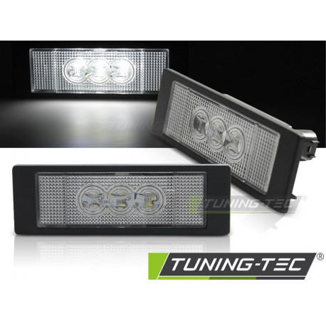 Lighting LICENSE LED 3x LIGHTS CLEAR for BMW E63/E64/E81/E87/Z4/MINI | races-shop.com