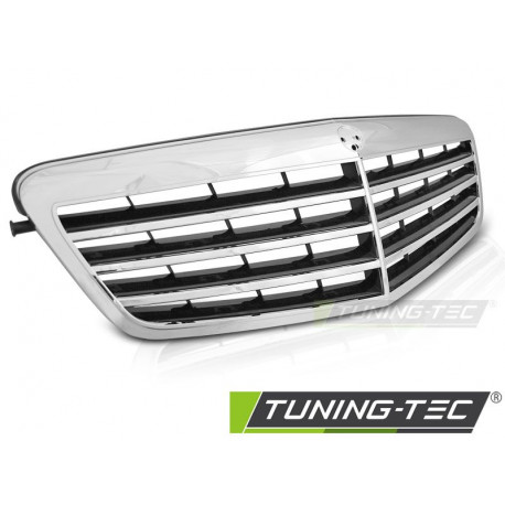 Body kit and visual accessories GRILLE CHROME for MERCEDES W212 09-13 | races-shop.com