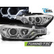 Lighting HEADLIGHTS ANGEL EYES LED DRL CHROME for BMW F30/F31 10.11 - 05.15 | races-shop.com
