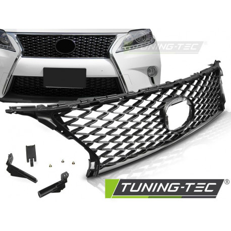 Body kit and visual accessories GRILLE LEXUS RX350 12-15 F GLOSSY DARK GRAY SPORT STYLE | races-shop.com