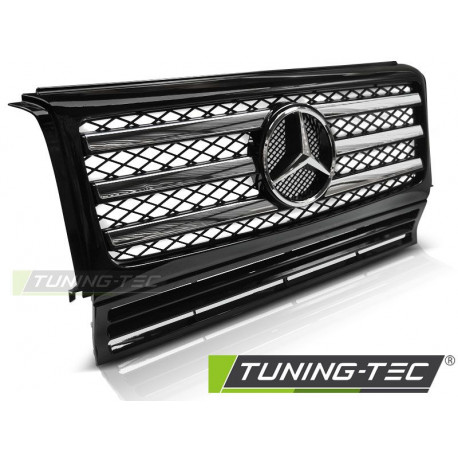 Body kit and visual accessories TUNING-TEC grille (Sport) for MERCEDES W463 90-12, black chrome | races-shop.com