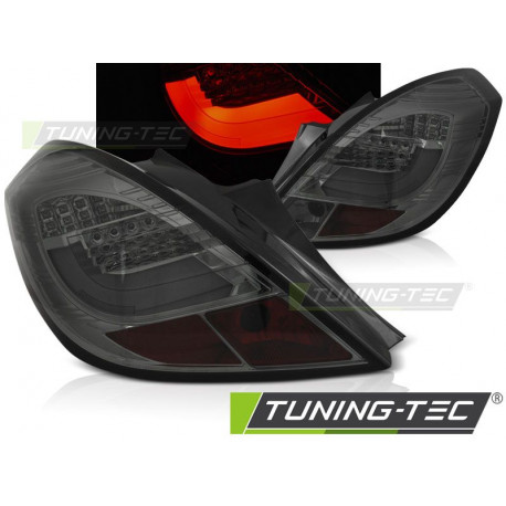 Lighting LED TAIL IGHTS OPEL CORSA D 3D 04.06-14 SMOKE LED BAR | races-shop.com