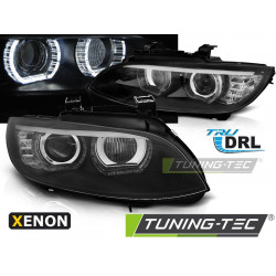 XENON HEADLIGHTS ANGEL EYES LED BLACK for BMW E92/E93 06-10