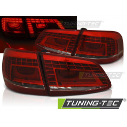 LED TAIL LIGHTS RED WHITE for VW PASSAT B7 VARIANT 10.10-10.14