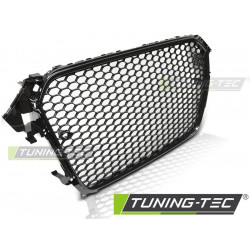 GRILLE SPORT GLOSSY FRAME BLACK PDC for AUDI A4 B8 11.11-15