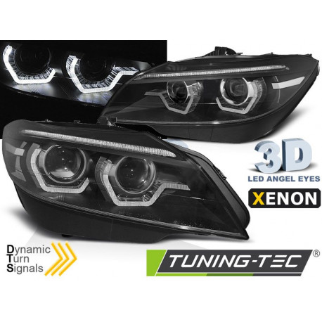 Lighting XENON HEADLIGHTS LED DRL BLACK AFS SEQ for BMW Z4 E89 09-13 | races-shop.com