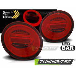 LED BAR TAIL LIGHTS RED WHIE SEQ for VW NEW BEETLE 10.98-05