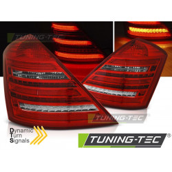 LED TAIL LIGHTS RED WHITE SEQ W222 LOOK for MERCEDES W221 S-KLASA 05-09