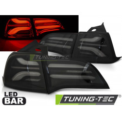 LED BAR TAIL LIGHTS SMOKE BLACK for TESLA MODEL 3 17-