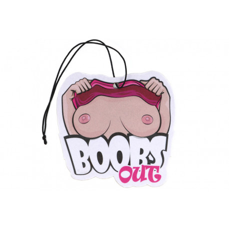 Hanging air freshener Boobs Out Air Freshener | races-shop.com