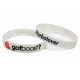 Rubber wrist band Got Boost? silicone wristband (White) | races-shop.com