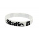Rubber wrist band Static silicone wristband (White) | races-shop.com