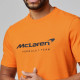 T-shirts McLaren T-shirt for men (Papaya) | races-shop.com