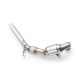 Down pipes and dump pipes Downpipe AUDI A3 8V 1.8 TFSI + CATALYST | races-shop.com