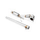 Down pipes and dump pipes Downpipe AUDI A3 8P 1.8, 2.0 TFSI + CATALYST | races-shop.com