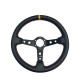 steering wheels RRS Monte Carlo steering wheel - F65 350mm-BLACK - Imitation leather | races-shop.com