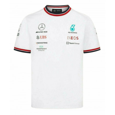 T-shirts T-Shirt Mercedes Benz AMG Petronas F1, white | races-shop.com