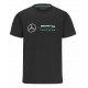 T-shirts T-Shirt Mercedes Benz AMG Petronas F1, black with large logo | races-shop.com
