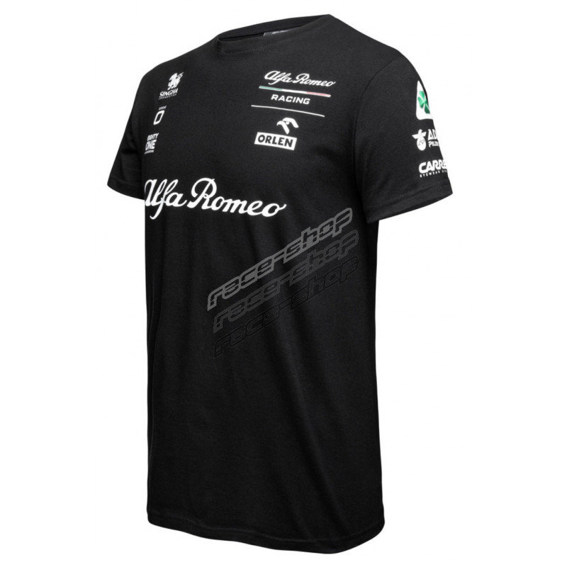 Men's t-shirt ALFA ROMEO RACING Essential, black | 41,00 € | races